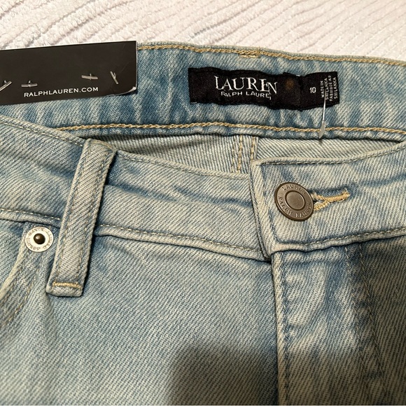 NWT Ralph Lauren high rise straight ankle comfort stretch denim jeans. - Picture 4 of 4